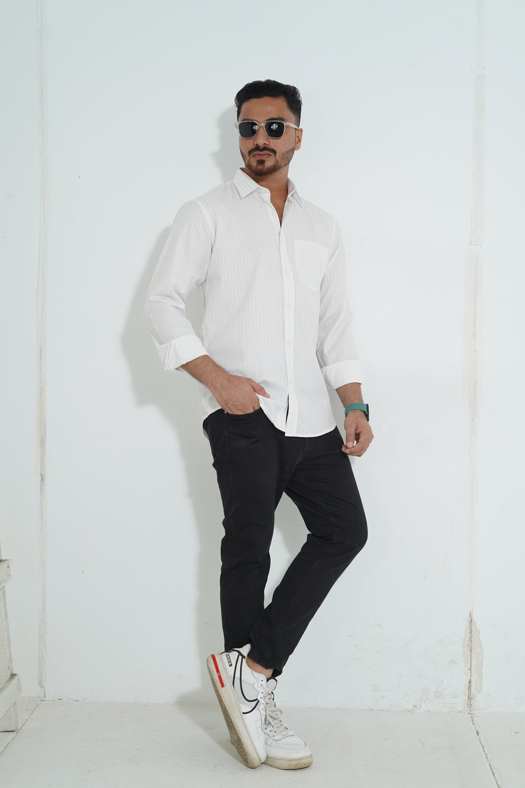 Premium Full Sleeve White color Shirt
