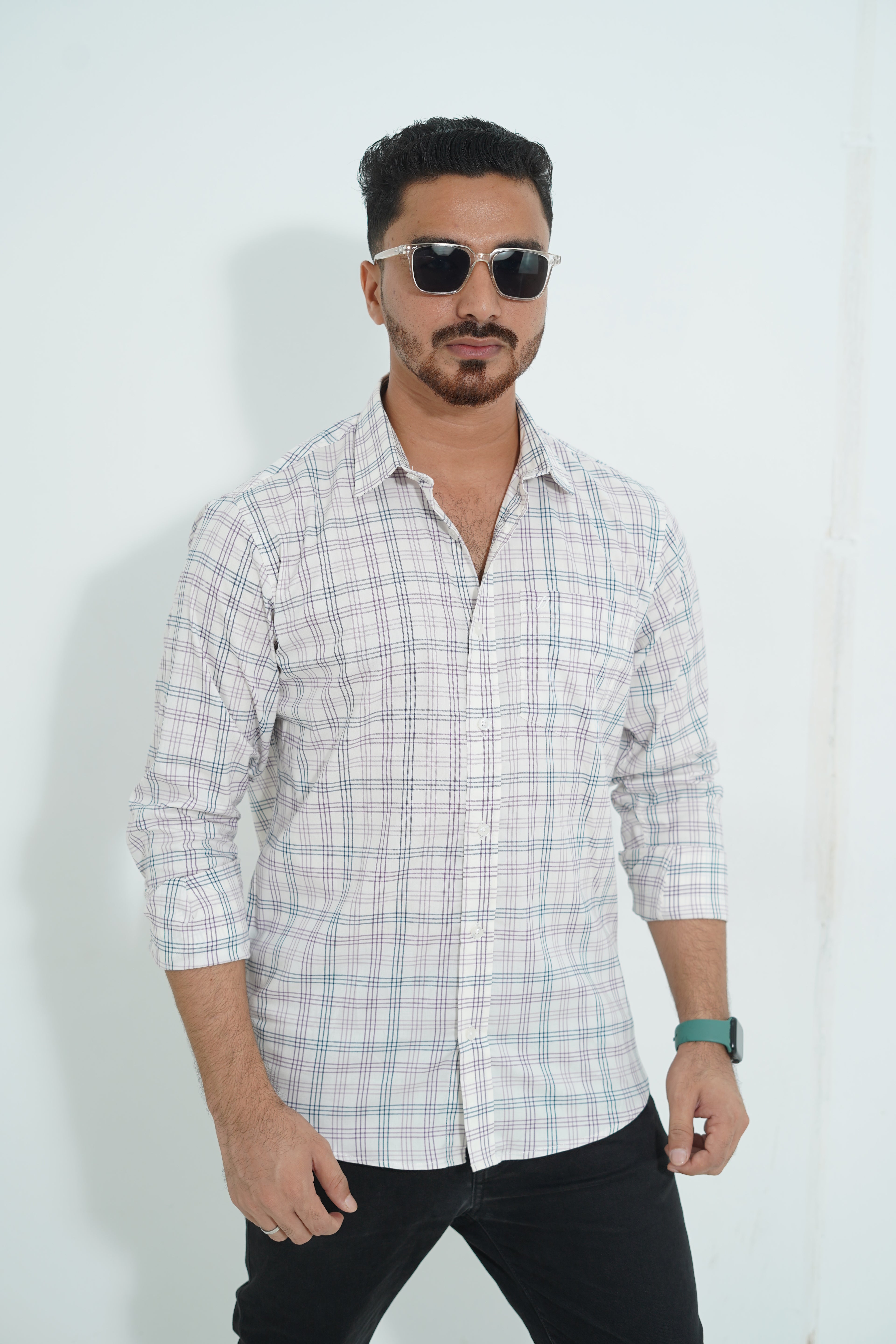 Premium Full Sleeve Multi Check Shirt