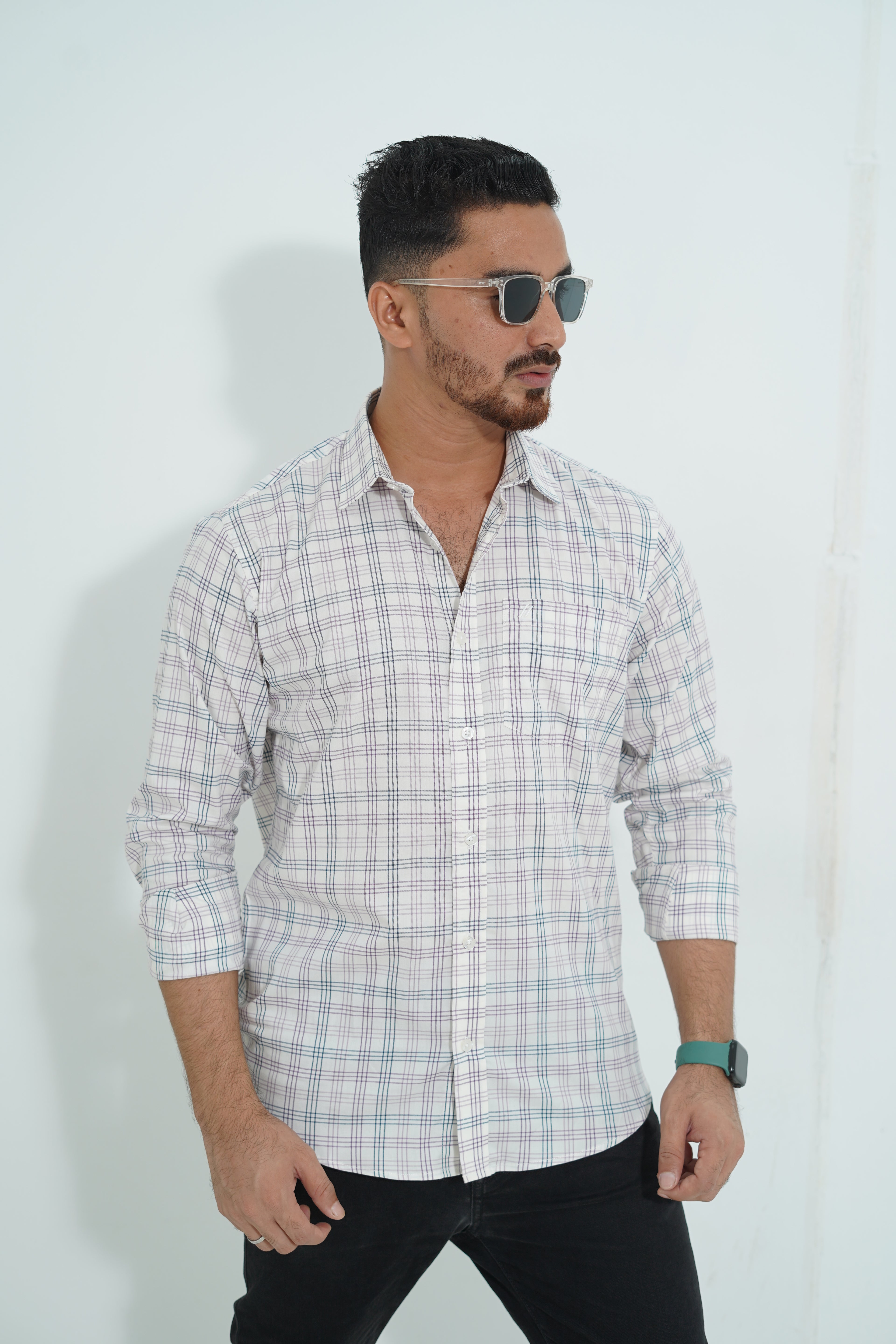 Premium Full Sleeve Multi Check Shirt