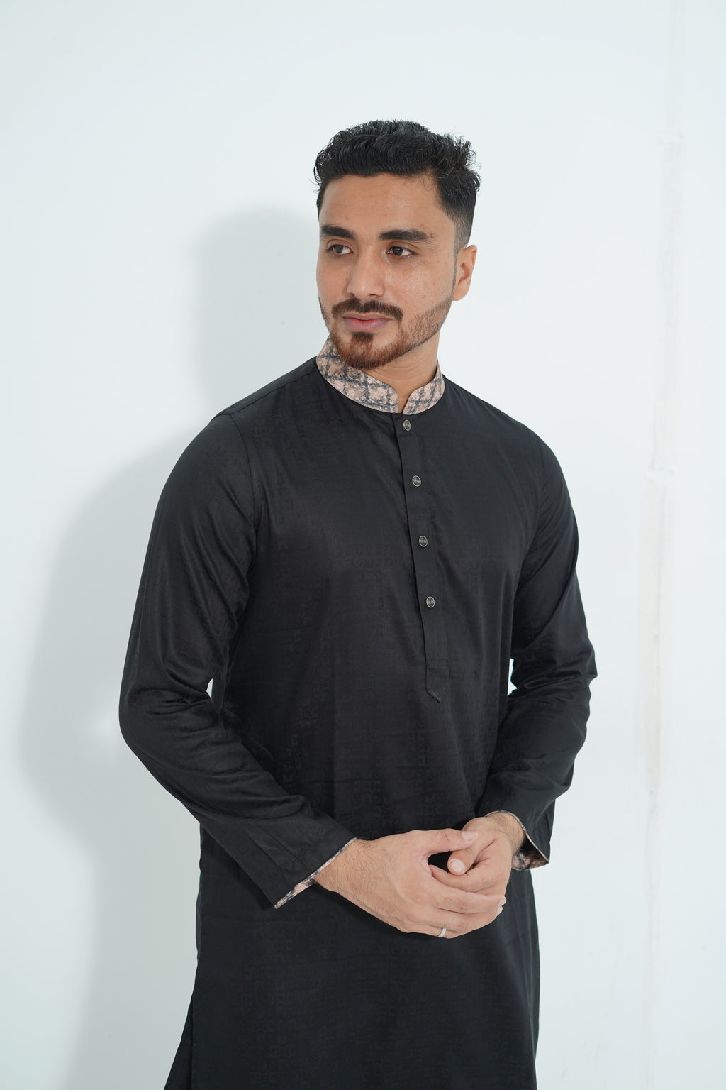 Premium Edition Punjabi – Black With Contrast
